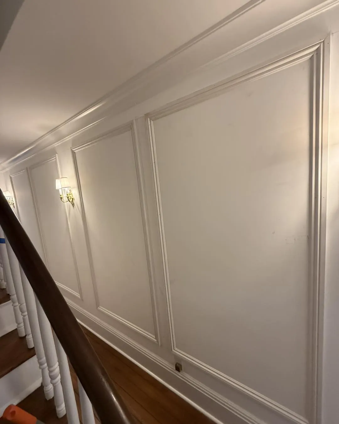 Custom-made trim in the historic district, matched to the original